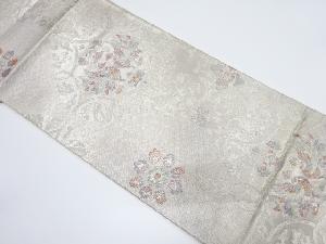 アンティーク 向かい鳥に華紋織り出し袋帯(材料)